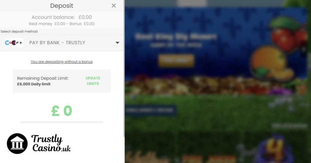 Popular casino with Trustly - Duelz